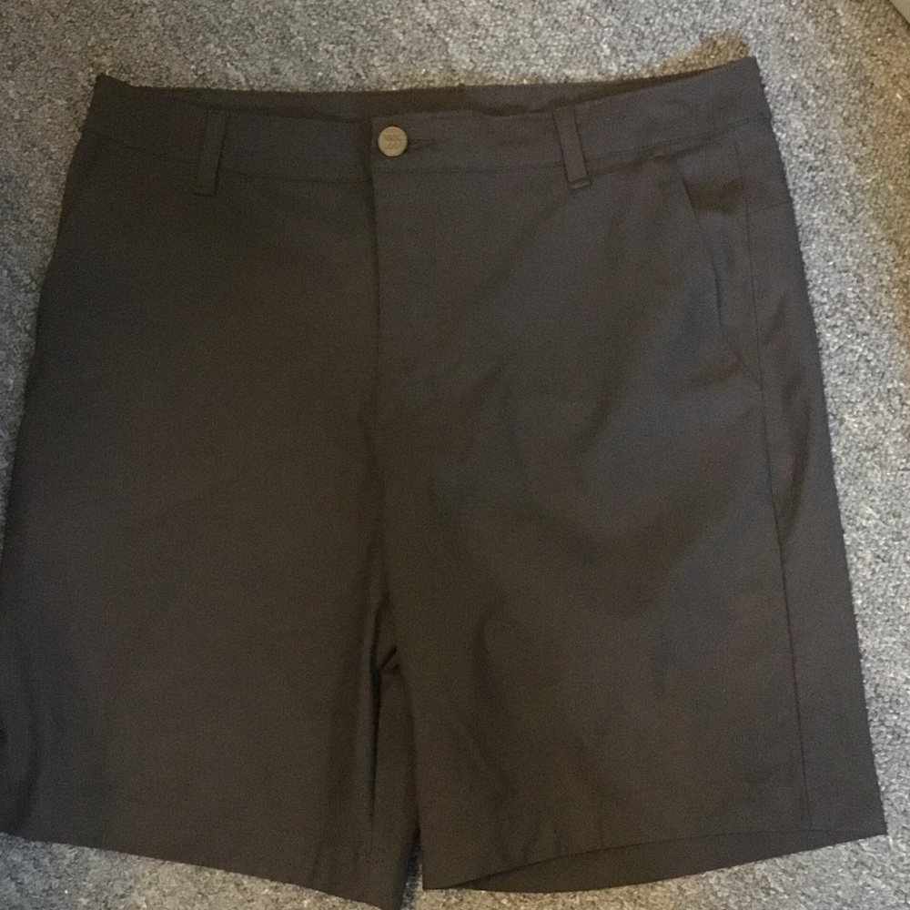 all in motion Black Flat-Front Men's Shorts